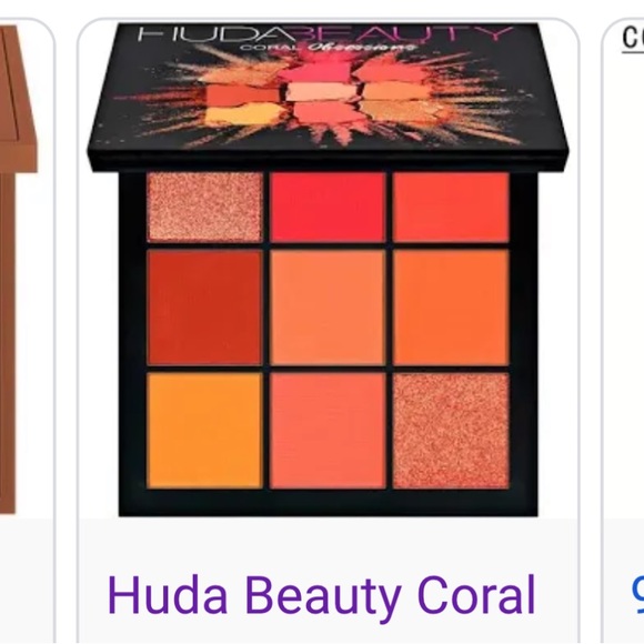 HUDA BEAUTY Other - HUDA.    Coral eyeshadow,  stocking stuffers gift item